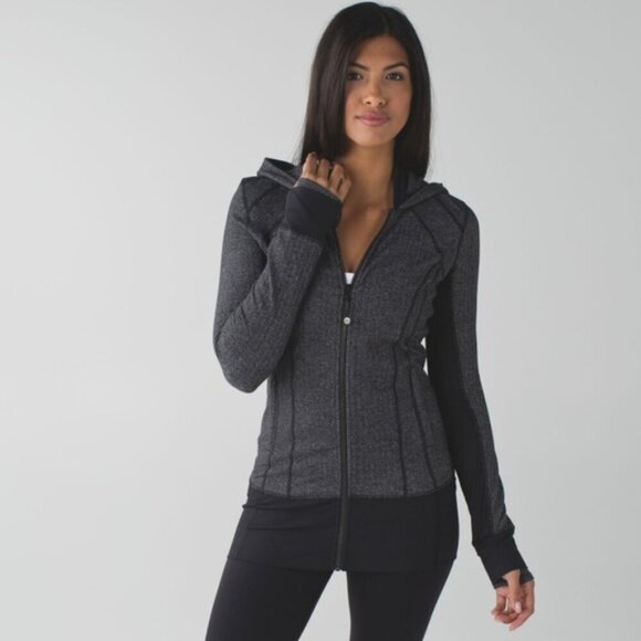 Lululemon Daily Practice Hooded Jacket Size 12 - Picture 1 of 12